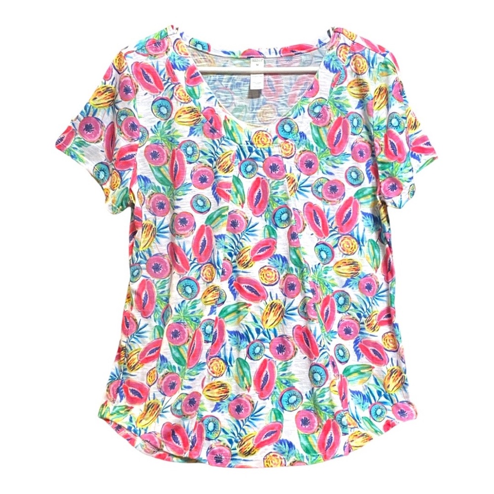 Colorful Cool Breezy Teezer Tee M